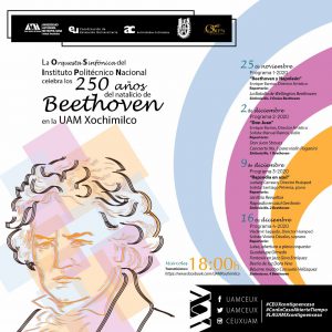 Celebración por el 250 natalicio de Ludwig Van Beethoven